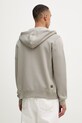 Odzież G-Star bluza rozpinana z kapturem męska z bawełną Premium core D16122.C235 szary