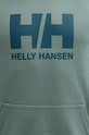 Памучен суичър Helly Hansen HH LOGO HOODIE 33977 зелен