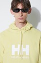 Helly Hansen cotton sweatshirt HH LOGO HOODIE 33977 yellow