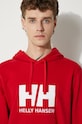 Helly Hansen - Bluza HH LOGO HOODIE 33977 czerwony