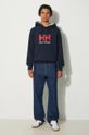 Helly Hansen bluza HH LOGO HOODIE 33977 granatowy SS24