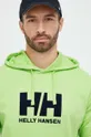 verde Helly Hansen bluză HH LOGO HOODIE