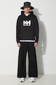 Helly Hansen hanorac de bumbac HH LOGO HOODIE 33977 negru SS24