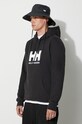 Хлопковая кофта Helly Hansen чёрный 33977