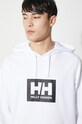 Helly Hansen felpa in cotone 53289 bianco