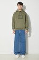 Helly Hansen felpa in cotone 53289 verde SS24