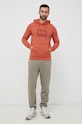 Helly Hansen bluza bawełniana 53289 pomarańczowy SS24