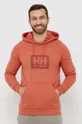 orange Helly Hansen cotton sweatshirt