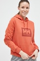 Helly Hansen bluza bawełniana 53289 pomarańczowy