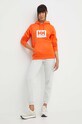 Одяг Бавовняна кофта Helly Hansen 53289 помаранчевий