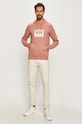 Bavlněná mikina Helly Hansen 53289 růžová SS24