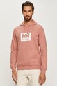 Helly Hansen Bluza bawełniana różowy 53289