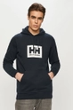 námořnická modř Bavlněná mikina Helly Hansen