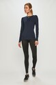 Nike - Longsleeve z elastanem granatowy AO9949