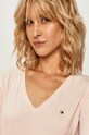 Tommy Hilfiger - T-shirt różowy WW0WW27963