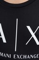 Armani Exchange - Блуза с дълъг ръкав 8NYTDG.YJ16Z черен