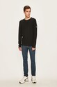Calvin Klein Jeans - Tričko s dlouhým rukávem J30J314168 černá SS20