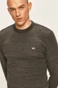 sivá Tommy Jeans - Pánske tričko s dlhým rukávom