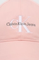 Čiapka Calvin Klein Jeans ružová