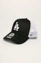 47 brand - Czapka MLB Los Angeles Dodgers czarny B.BRANS12CTP.BKC