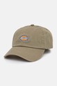 Dickies baseball cap applique green DK0A4TKVBLK1