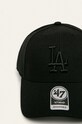 Akcesoria 47 brand - Czapka MLB Los Angeles Dodgers B.MVPSP12WBP.BKE czarny