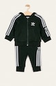 adidas Originals - Detská tepláková súprava 62-104 cm FM5596 čierna FM5596