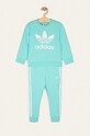adidas Originals - Gyerek melegítő 104-128 cm FM5624 aplikációval türkiz FM5624