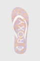 lila Roxy flip-flop