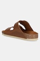 Încălțăminte Birkenstock slapi de piele Arizona Big Buckle 1011073 maro