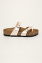 Pantofle Birkenstock Mayari imitace kůže béžová 71661
