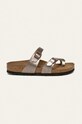 Birkenstock - Klapki Mayari imitacja skóry licowej brązowy 1016409