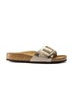 Birkenstock - Klapki Madrid Big Buckle imitacja skóry licowej brązowy 1016237