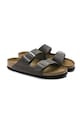 Birkenstock - Kožené pantofle Arizona FL SFB šedá 1013645