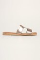 Toms - Kožené šľapky Seacliff usňová koža zlatá 10015114