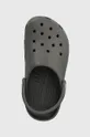 gray Crocs sliders Classic
