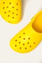 Crocs papucs Classic sárga CROCS.CLASSIC.10001