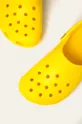 yellow Crocs sliders Classic