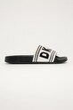 Dkny - Klapki K4855294 tekstylny biały K4855294