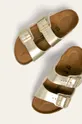 Birkenstock - Dětské pantofle Arizona zlatá