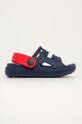 Tommy Hilfiger - Klapki dziecięce granatowy T3X2.30744.22.27