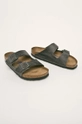 Birkenstock - Kožené šľapky Arizona sivá