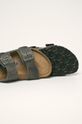 šedá Birkenstock - Kožené pantofle Arizona