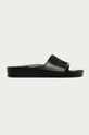 czarny Birkenstock klapki Barbados Męski