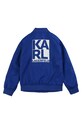 Karl Lagerfeld - Detská bunda bomber 138-150 cm modrá Z26063