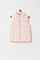 OVS - Detská vesta 104-140 cm jemné zateplenie ružová 778208