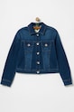 OVS - Kurtka jeansowa dziecięca 146-170 cm bez kaptura niebieski 801347