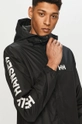 black Helly Hansen rain jacket