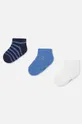 фиолетовой Mayoral - Детские короткие носки (3 пары) Для мальчиков