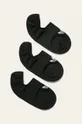 črna adidas Originals stopalke (3-pack) Ženski